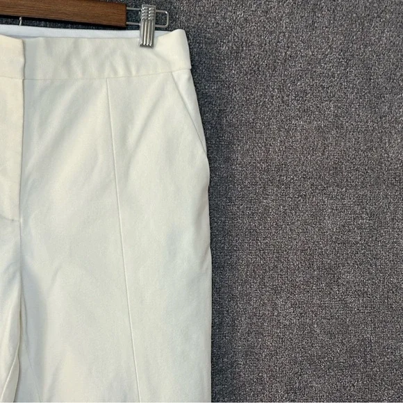 Derek Lam 10 Crosby Bianca Split Ankle Crop Pants Off White Size6 - Picture 7 of 15